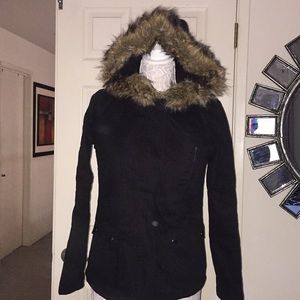 Jacket with hoodie